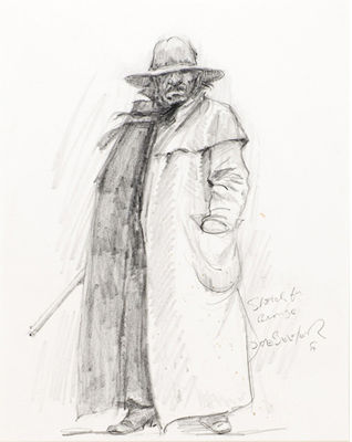SKETCH FOR BRONZE