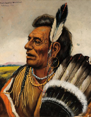 EAGLE FEATHER, BLACKFEET 1914
