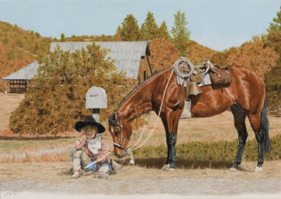 I'll Be Home for Christmas by Jamie Means - Auction record, sale price, and art valuation. Compare with similar artists and explore comparable artworks.