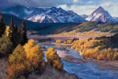 Montana Valley, 2007 by Michael Godfrey - Auction record, sale price, and art valuation. Compare with similar artists and explore comparable artworks.