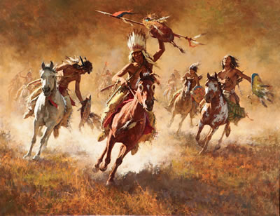 Mystic Power of the War Shield by Howard A Terpning - Auction record, sale price, and art valuation. Compare with similar artists and explore comparable artworks.