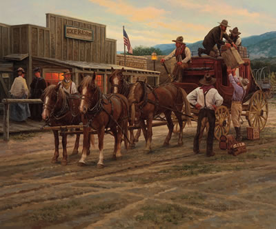 Frontier Express by Karin Hollebeke - Auction record, sale price, and art valuation. Compare with similar artists and explore comparable artworks.