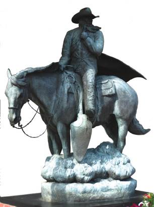 Sample artwork by Mehl Lawson (Born 1942), known for horse and cowboy genre sculpture - View similar artists and auction records