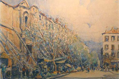 Cours Lafayette, Toulon by Georges Rose - Auction record, sale price, and art valuation. Compare with similar artists and explore comparable artworks.