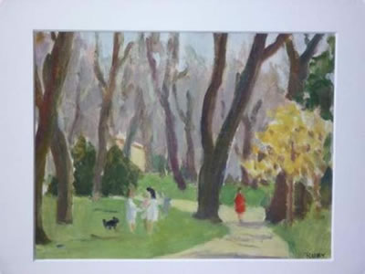 Dans le parc