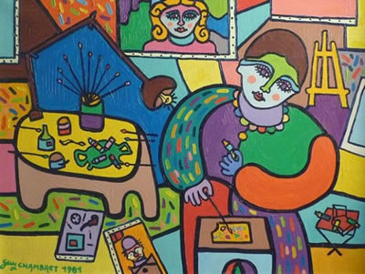 Le peintre et son monde à lui by Guy Chambret - Auction record, sale price, and art valuation. Compare with similar artists and explore comparable artworks.