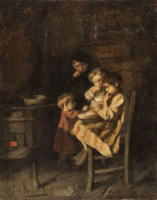 Le goûter des enfants.