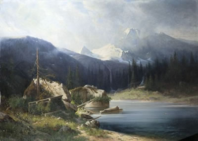 Paysage de montagne.