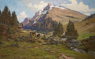 Le Pic de l Etale. La Clusaz (Haute-Savoie).