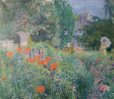 Jeune femme à l'ombrelle.