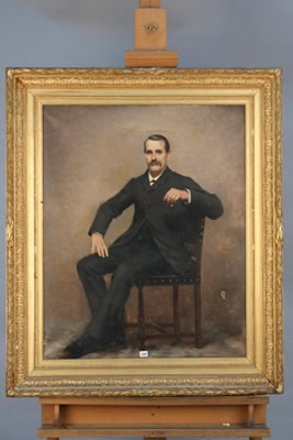 Portrait d'homme à la cigarette; Portrait de dame écrivant une lettre