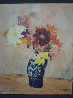 Bouquet de fleurs.