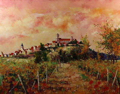 Avant l'automne à Vézelay.