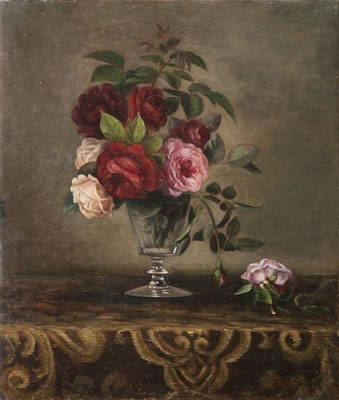 Roses dans un vase by Eugenie Claire Gruyer-Brielmann - Auction record, sale price, and art valuation. Compare with similar artists and explore comparable artworks.