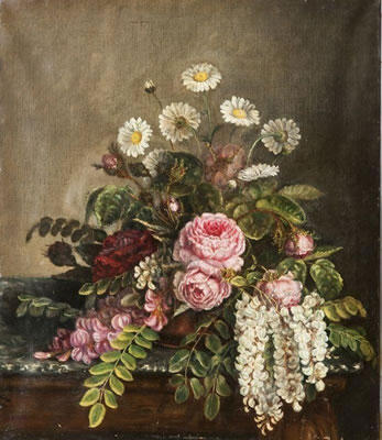 Coupe de fleurs du jardin