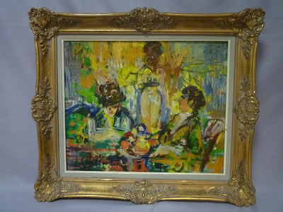 Sample artwork by Léon Chaloin (1920 - 1982), known for painting - View similar artists and auction records
