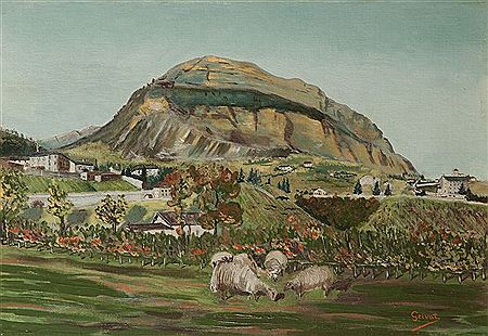 Vignes et moutons devant le Saint-Eynard by Jean Gervat - Auction record, sale price, and art valuation. Compare with similar artists and explore comparable artworks.