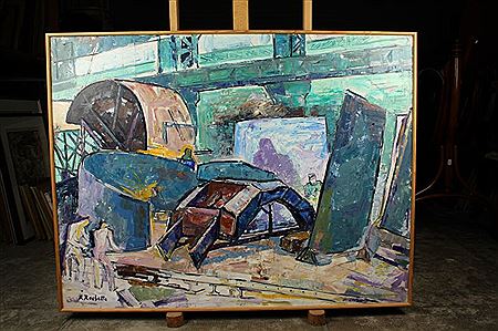 Le Creusot, ébarbage à la fonderie by Raymond Rochette - Auction record, sale price, and art valuation. Compare with similar artists and explore comparable artworks.