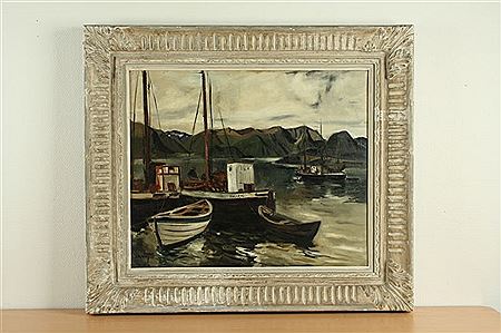 Port de pêche, Norvège.