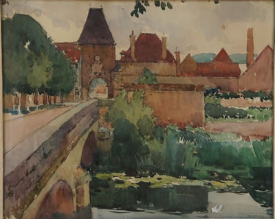 Noyers-sur-Serein, Yonne.