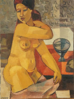 Nu cubisant by Carlos Duss - Auction record, sale price, and art valuation. Compare with similar artists and explore comparable artworks.