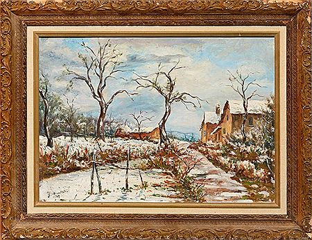 Maison sous la neige. by Gabriel Ducultit - Auction record, sale price, and art valuation. Compare with similar artists and explore comparable artworks.
