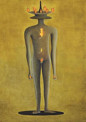 Study for an Oil Lamp (Cuckoonebulopolis)