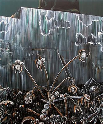 Sample artwork by Rajan Krishnan (Born 1967), known for paintings - View similar artists and auction records