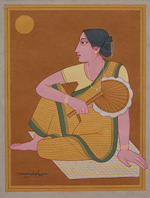 Untitled by K M Adimoolam - Auction record, sale price, and art valuation. Compare with similar artists and explore comparable artworks.