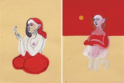 Sample artwork by Nicola Durvasula (Born 1960), known for painting - View similar artists and auction records