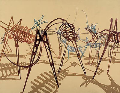 Sample artwork by Ram Bali Chauhan (Born 1976), known for paintings - View similar artists and auction records
