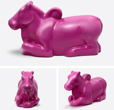 Nandi in Pink