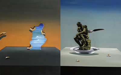 Sample artwork by Debraj Goswami (Born 1973), known for painting - View similar artists and auction records
