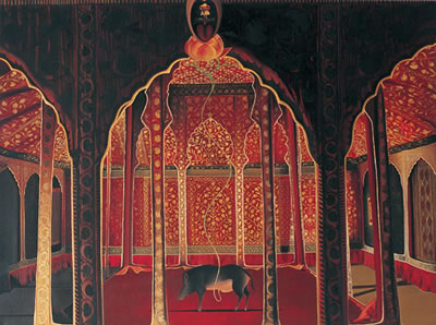 Sample artwork by Surendran Nair (Born 1956), known for painting - View similar artists and auction records