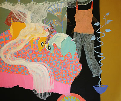 Sample artwork by Piyali Ghosh (Born 1981), known for painting - View similar artists and auction records