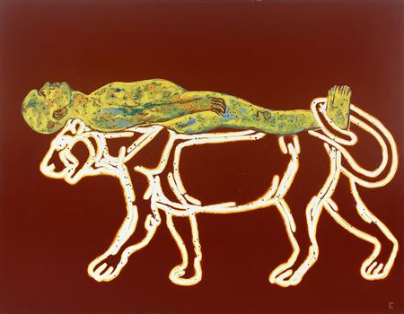 CATS OF WAR, 2004 by D Ebenezer Sunder Singh - Auction record, sale price, and art valuation. Compare with similar artists and explore comparable artworks.