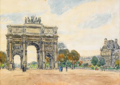 L Arc du Carrousel by Mikhail Nikolaevich Yakovlev - Auction record, sale price, and art valuation. Compare with similar artists and explore comparable artworks.