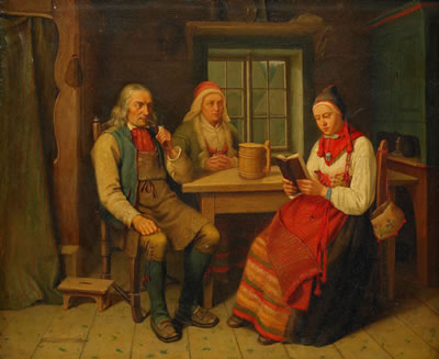 Sample artwork by Per Eskilson (1820 - 1872), known for painting - View similar artists and auction records