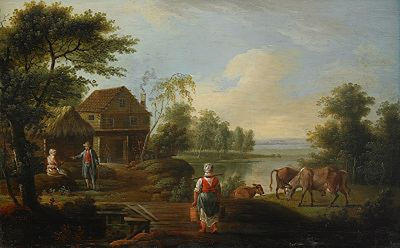 Sjölandskap med figurer by Anders Holm - Auction record, sale price, and art valuation. Compare with similar artists and explore comparable artworks.