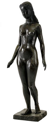 Vårens Huldra - stående naken flicka by Gunnar Nilsson - Auction record, sale price, and art valuation. Compare with similar artists and explore comparable artworks.