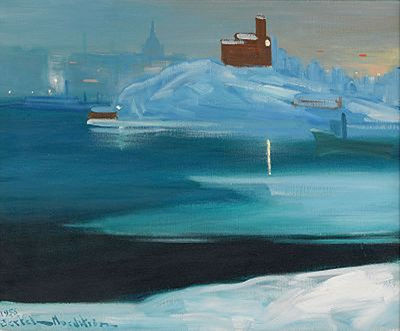 Vy mot Kastelholmen - Stockholm by Engelbert Bertel-Nordstrom - Auction record, sale price, and art valuation. Compare with similar artists and explore comparable artworks.