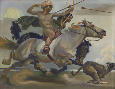 Jägare till häst by Christian Georg Speyer - Auction record, sale price, and art valuation. Compare with similar artists and explore comparable artworks.