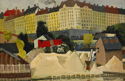 Sample artwork by Lars Norrman (1915 - 1979), known for painting - View similar artists and auction records