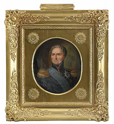 Porträtt av Karl XIV Johan (1763-1844) klädd i uniform med serafimerordens blå band - midjebild by Wilhelm Nordgren - Auction record, sale price, and art valuation. Compare with similar artists and explore comparable artworks.