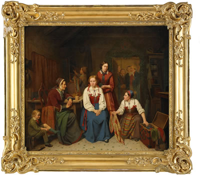 Bröllopsförberedelser i interiör by Per Eskilson - Auction record, sale price, and art valuation. Compare with similar artists and explore comparable artworks.
