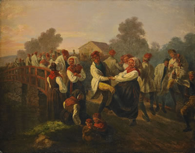 Frieridansen på Floda-Bron (Dalarne)