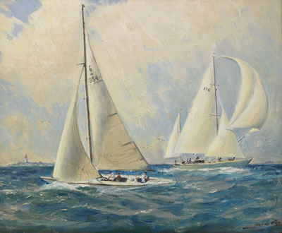Sample artwork by Herman Hagg (1884 - 1966), known for painting - View similar artists and auction records