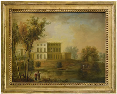 Vue af Haga Lilla Slott