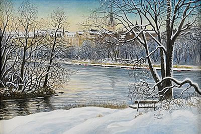 Djurgården by Per Julius - Auction record, sale price, and art valuation. Compare with similar artists and explore comparable artworks.