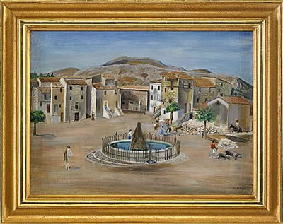 Torgscen - Piazzan Auticoli by Gideon Borje - Auction record, sale price, and art valuation. Compare with similar artists and explore comparable artworks.